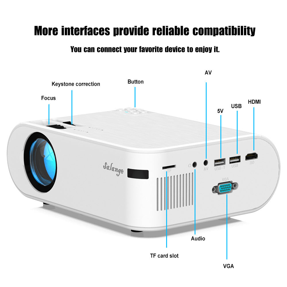 Portable Smart Projector  Supports Home Use