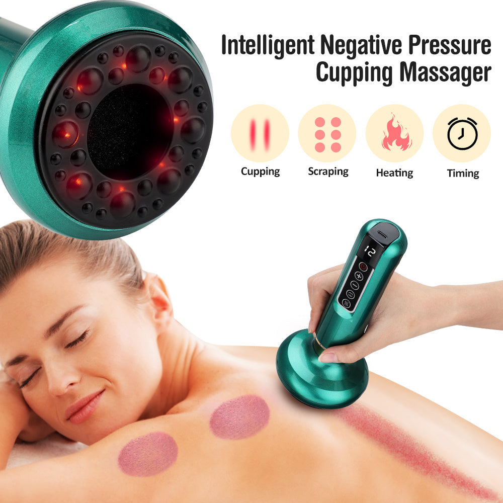 Electric Vacuum Cupping Massager For Body Anti-Cellulite Suction Cup GuaSha | Koalakits36
