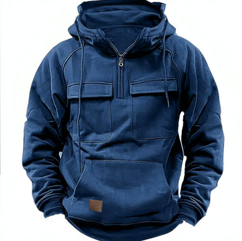 Men's Zip-up Hoodies Sweatshirt With Drawstring And Pocket Design  Casual Sweatshirt | Koalakits36