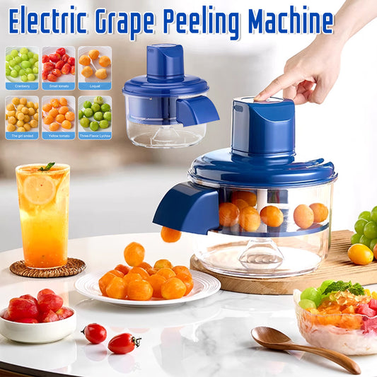 Automatic Electric Grape Peeler Electric Rechargeable Fruit Peeling Machine Hands-Free Skin Remover Kitchen Gadgets | Koalakits36