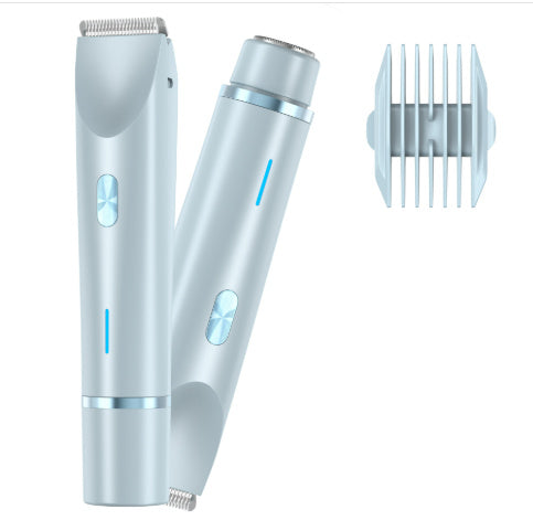 Hair Remover Women's Double Head Shaver Private Pubic Hair Trimmer Electric Razor Wet Dry | Koalakits36