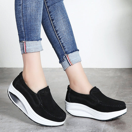 Platform Shoes for Women - Wedge Slip-On | Koalakits36