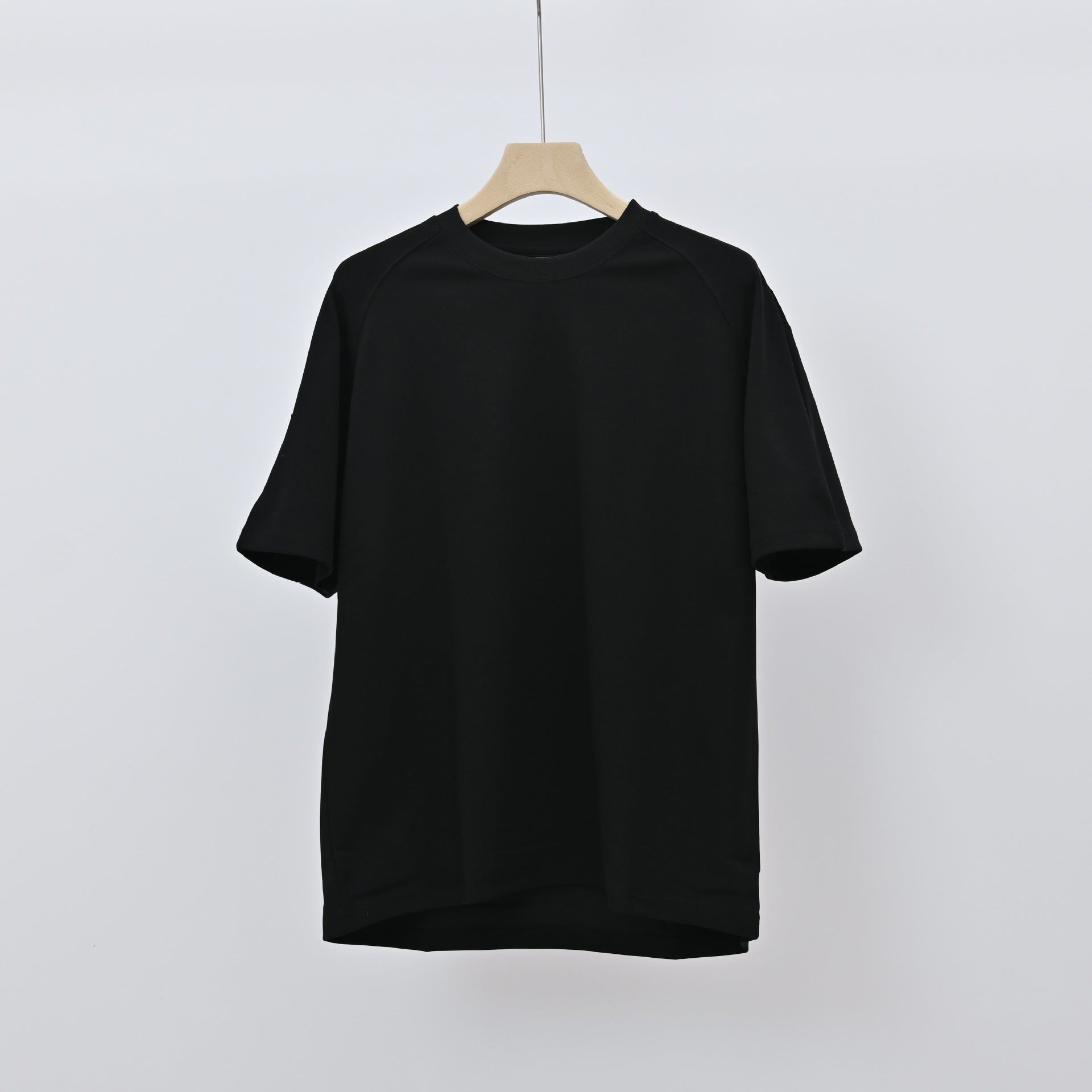 Mens Loose-Fit Patchwork T-Shirt Top