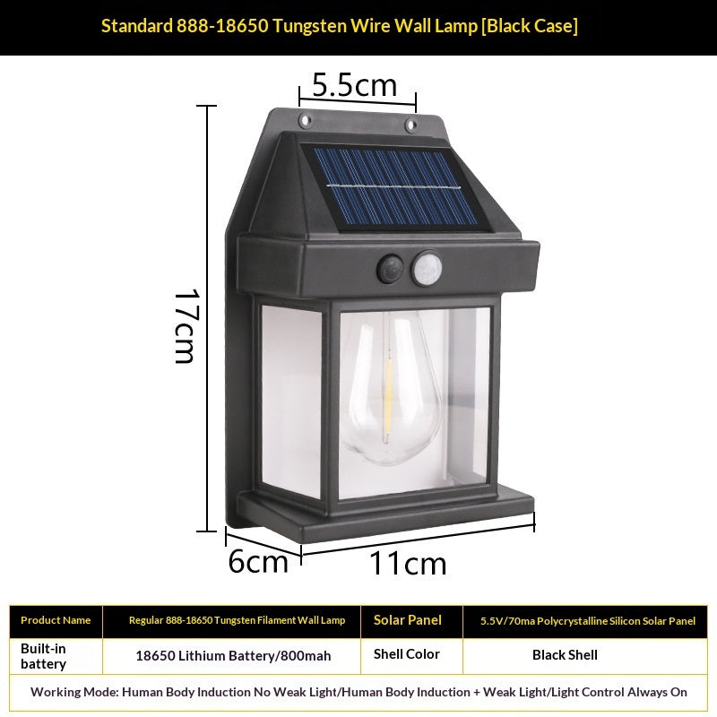 Transform Your Outdoor Space with Our Solar Motion Sensor Wall Light