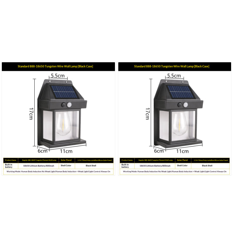 Transform Your Outdoor Space with Our Solar Motion Sensor Wall Light
