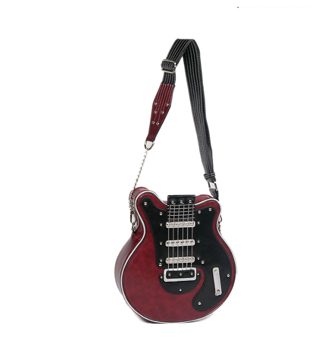 Guitar Shaped Shoulder Bag – Trendy, Functional Fashion for Music Lovers