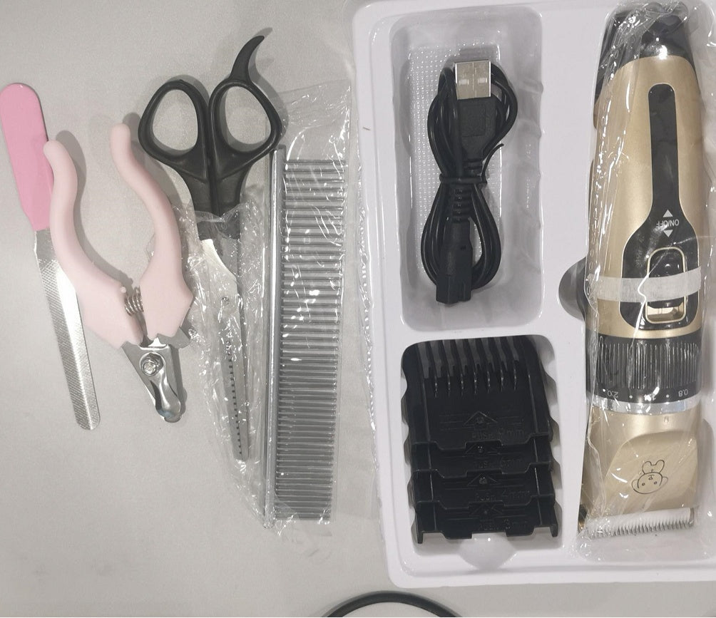 Professional Dog Hair Clipper – Electric Pet Hair Trimmer & Shaver for Easy Grooming at Home