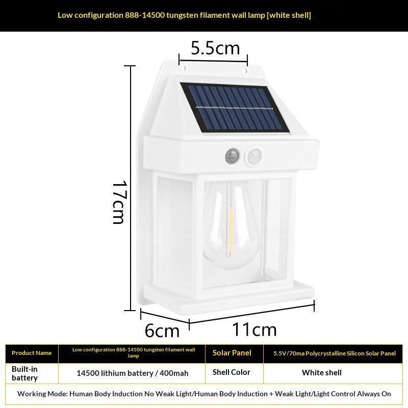 Transform Your Outdoor Space with Our Solar Motion Sensor Wall Light