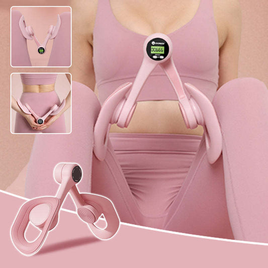 Ergonomic Thigh Trainer With Counter Adjustable With Lcd Display