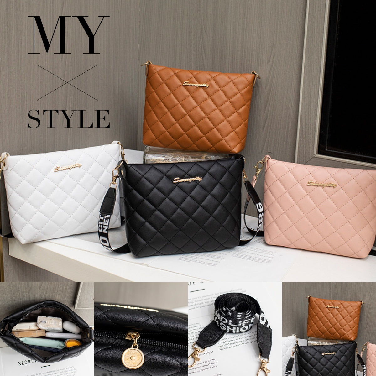 Small Messenger Bag For Women Trend Embroidery Female Shoulder Bags Fashion Chain Ladies Crossbody Purse