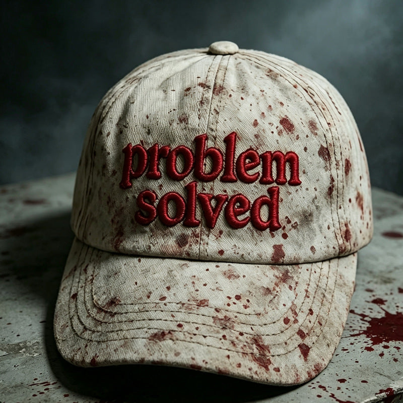Stylish Halloween-Themed Baseball Cap: Dark-Style Couples Hat for All Seasons
