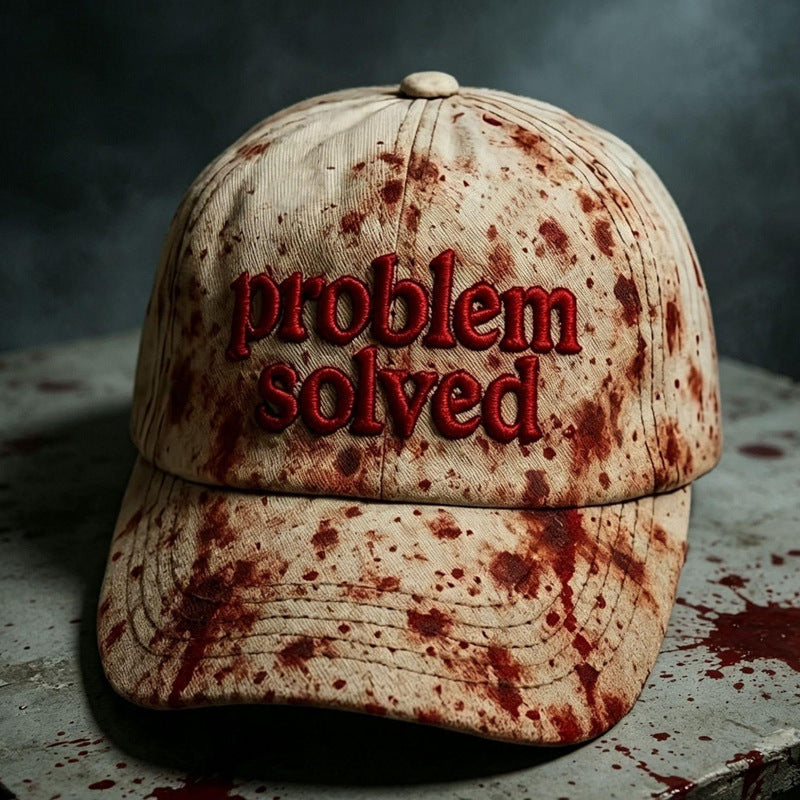 Stylish Halloween-Themed Baseball Cap: Dark-Style Couples Hat for All Seasons
