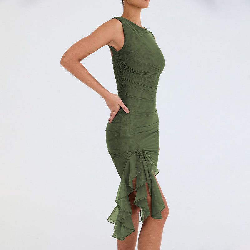 Slim Fit Dress for Ladies - Slim Skinny Sleeveless Dress | Koalakits36