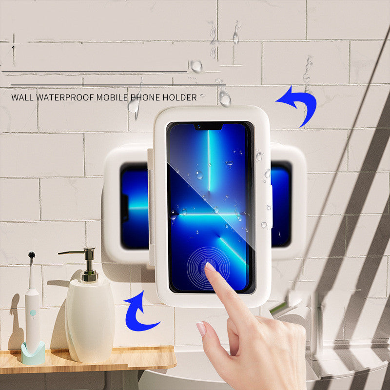 Shower Phone Box Bathroom Waterproof Phone Case Seal Protection Touch Screen Mobile Phone Holder Koalakits36