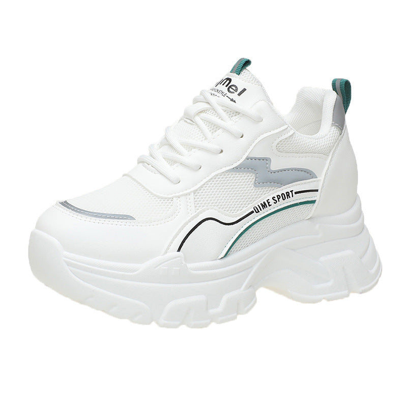 Height Increasing Insole Breathable White Shoes | Koalakits36