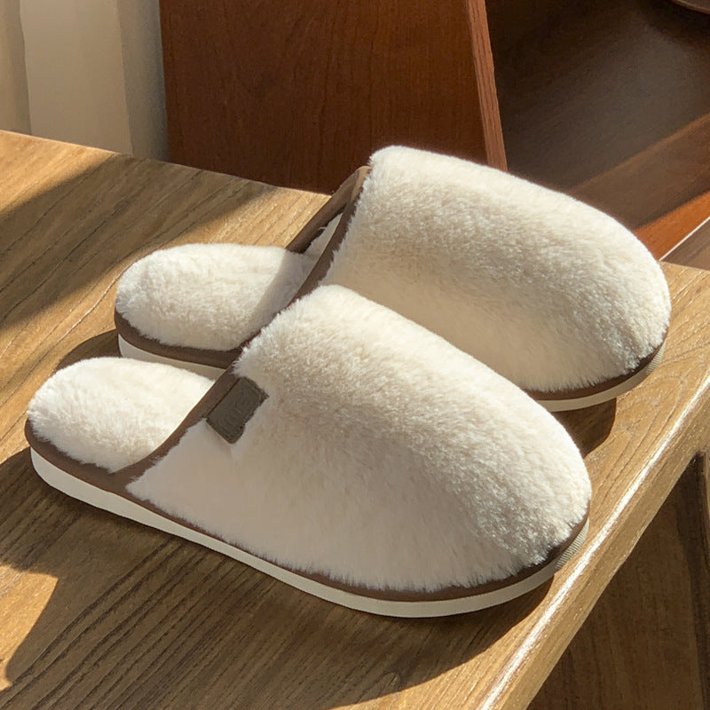 Winter Plush Non-slip Slippers: Cozy Comfort for Your Home