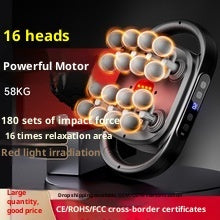 Muscle Relaxation Massager Multi-head Massage Gun Deep Tissue Body Fitness Muscle Electric Relax Massager Koalakits36