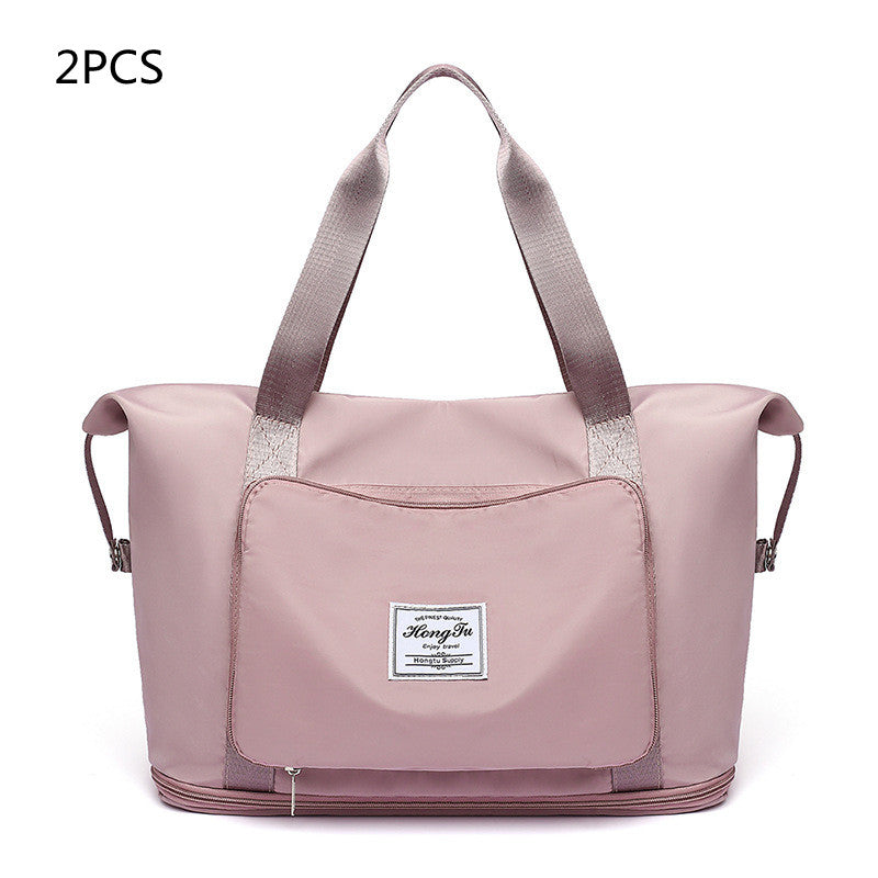 Foldable Large Capacity Women Gym Bags Shoulder Bag for Training Travel Handle Handbag Crossbody Tote Koalakits36