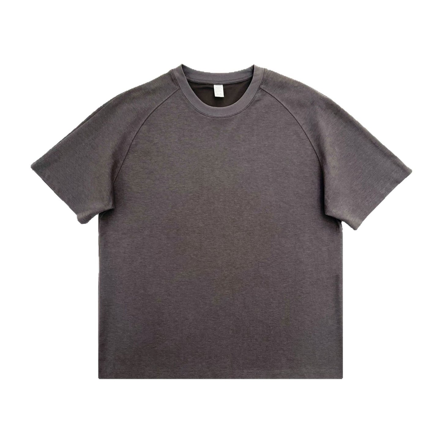 Mens Loose-Fit Patchwork T-Shirt Top