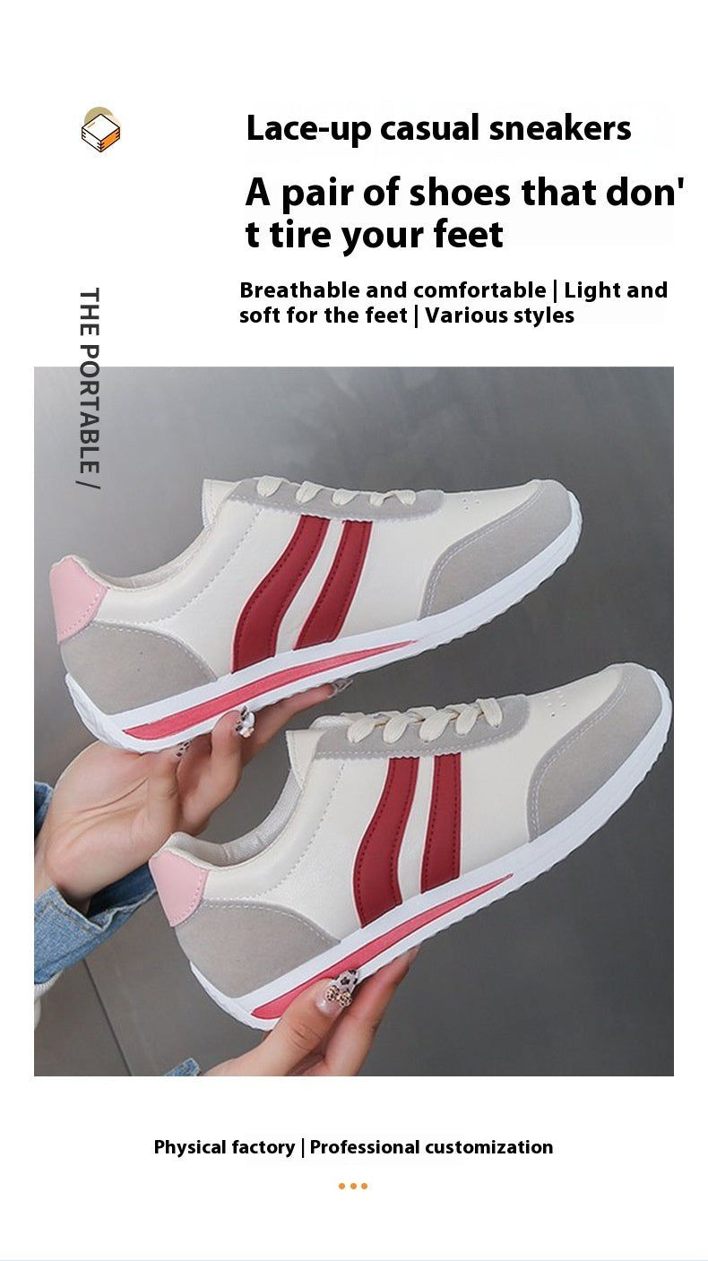 Lace-up Soft Bottom Running Leisure Sneaker | Koalakits36