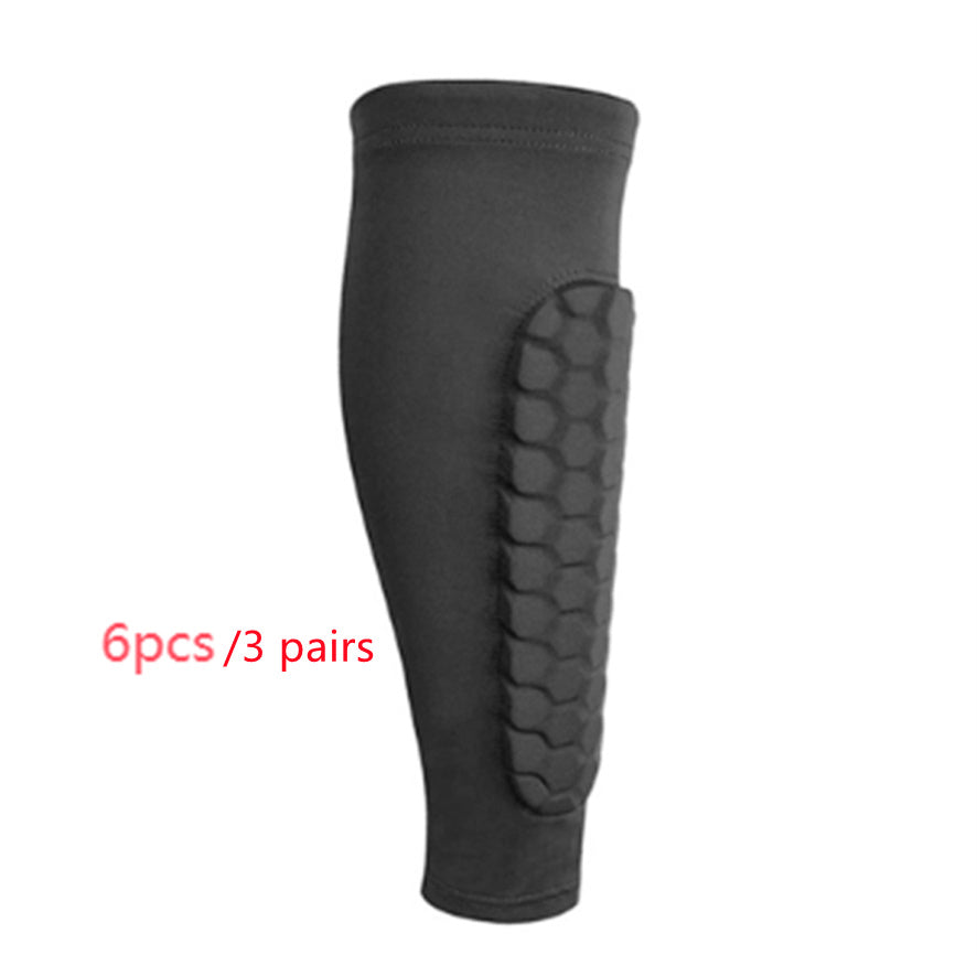 Honeycomb Shank Protection Foot Sock Men's Anti-collision Non-slip | Koalakits36