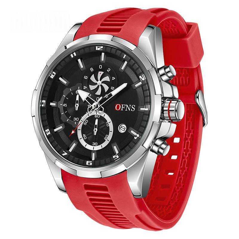Men’s Quartz Chronograph Watch – Sleek Three-Hand Style