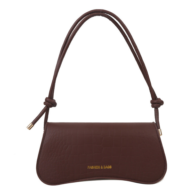 Underarm Bag Chic Solid Color Square Shoulder Purse Versatile Crossbody Tote | Koalakits36