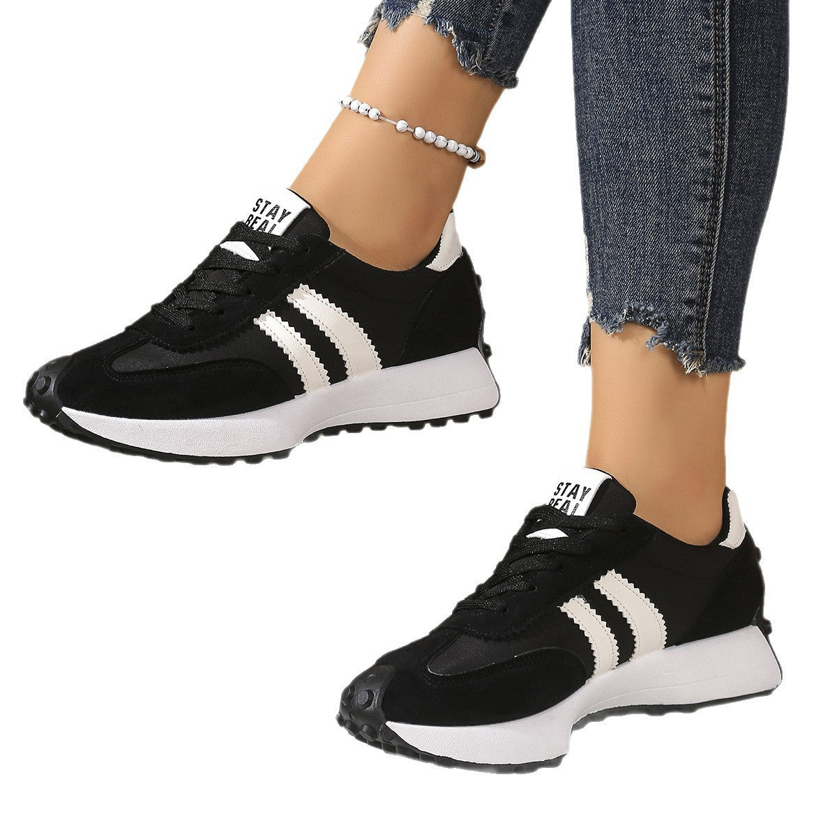 Influencer-style Chunky-soled Casual Sports Shoes For Students Koalakits36