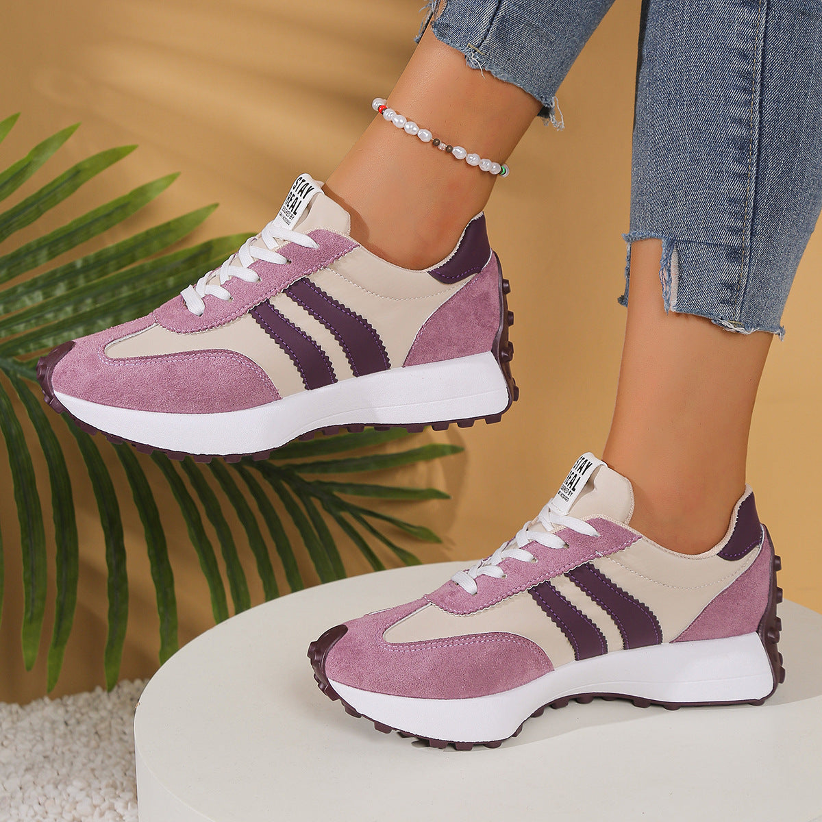 Influencer-style Chunky-soled Casual Sports Shoes For Students Koalakits36