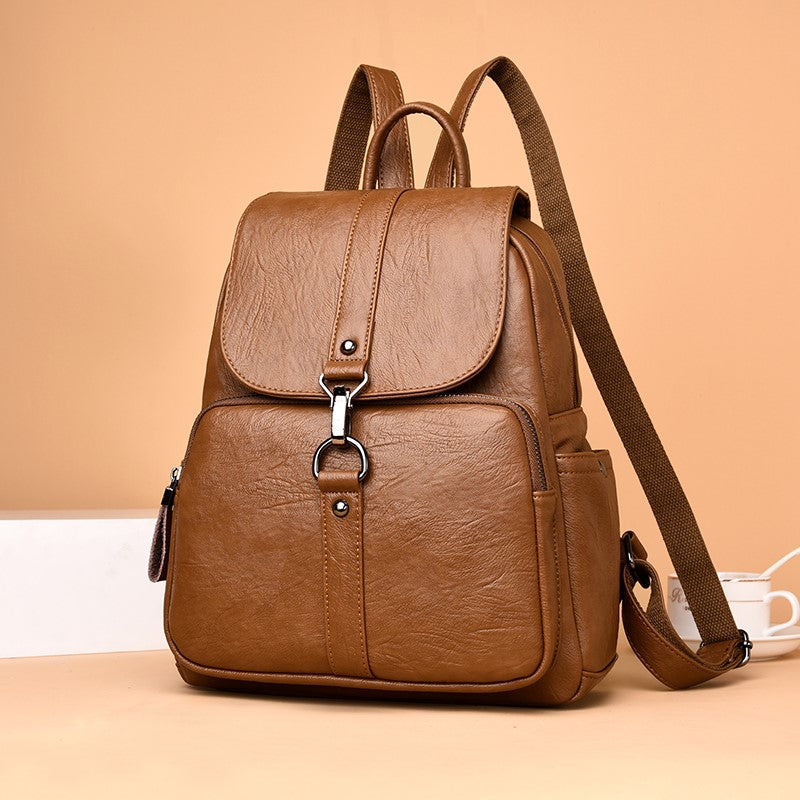 Women's Leather Backpack 