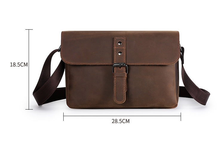 Horseskin Shoulder Bag - Retro Men's Fashion Bag | Koalakits36