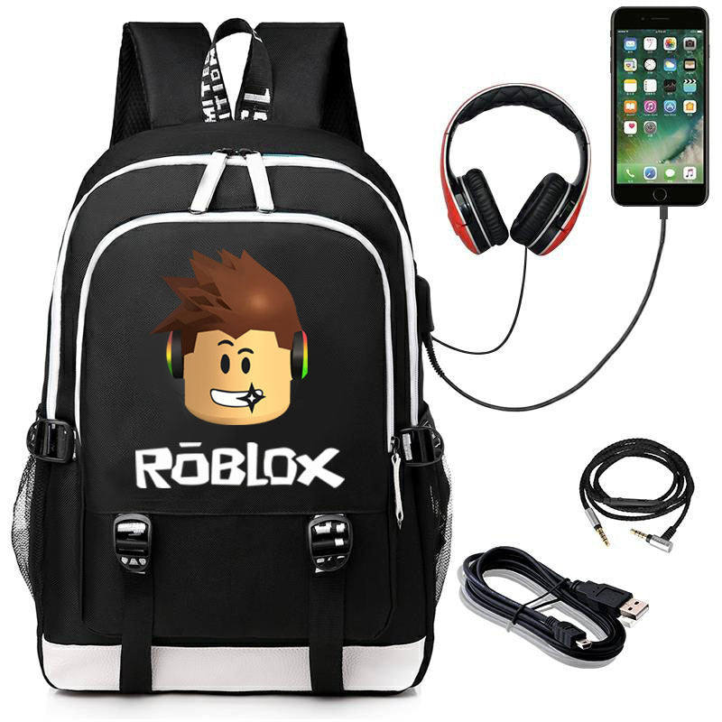 Printed LOGO Backpack - USB Charging Backpack | Koalakits36