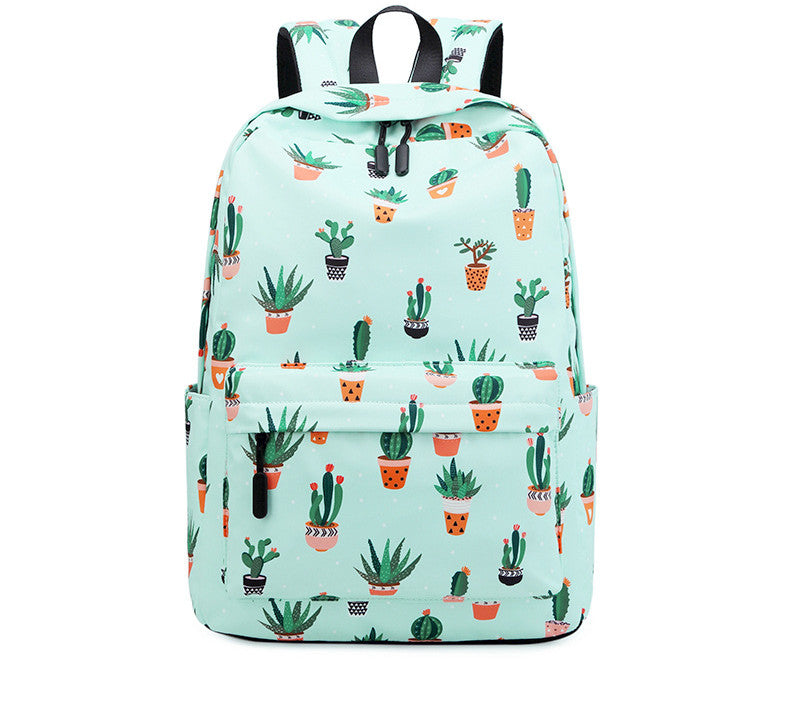 Cactus Backpack - Female Cactus Schoolbag | Koalakits36