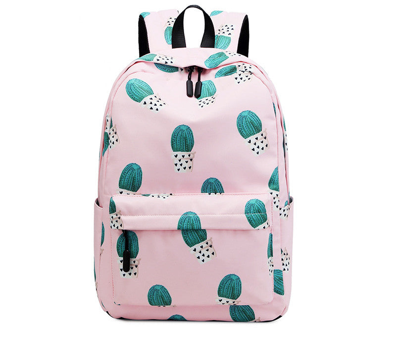 Cactus Backpack - Female Cactus Schoolbag | Koalakits36