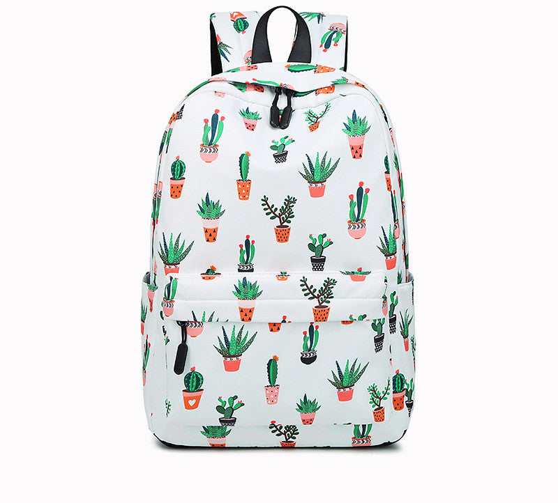 Cactus Backpack - Female Cactus Schoolbag | Koalakits36