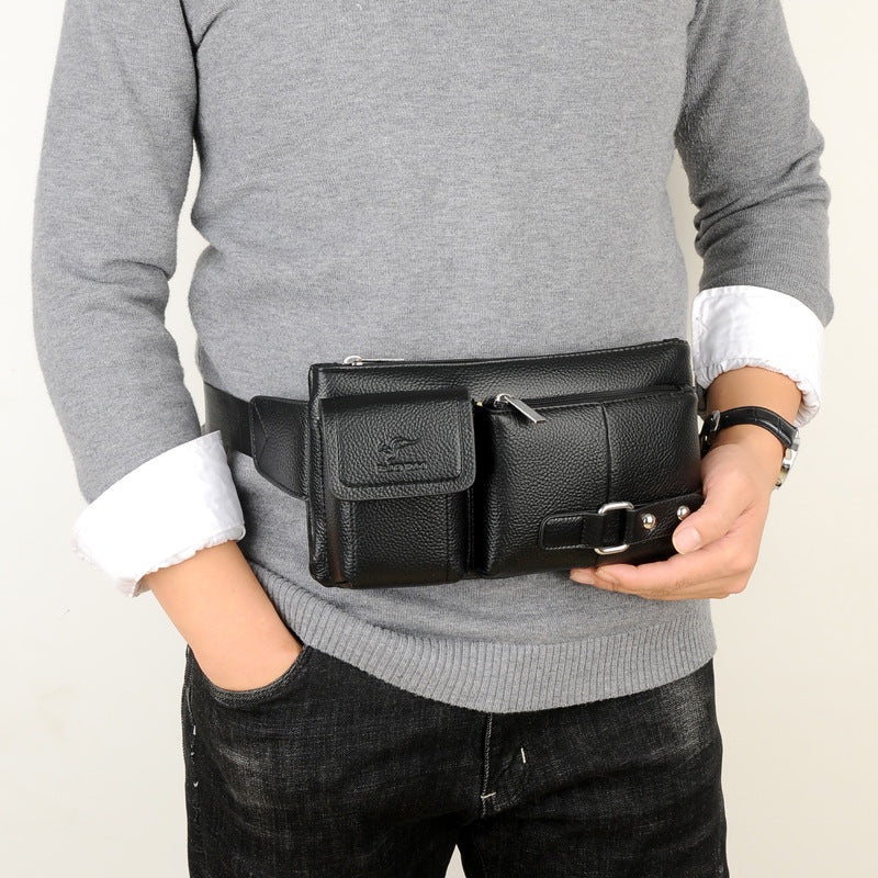 Men's Chest Bag - Leather Waist Bag | Koalakits36