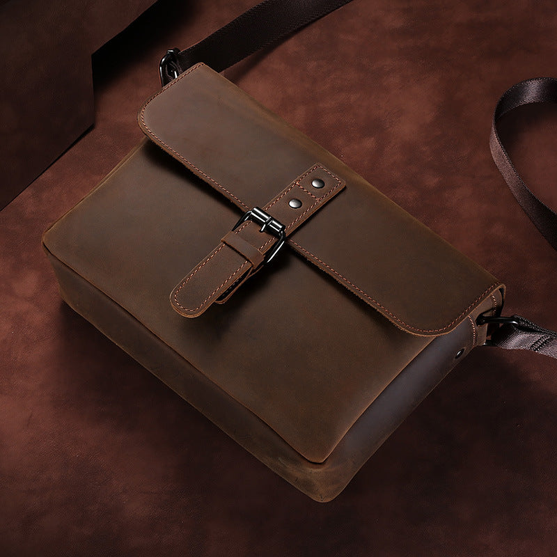 Horseskin Shoulder Bag - Retro Men's Fashion Bag | Koalakits36