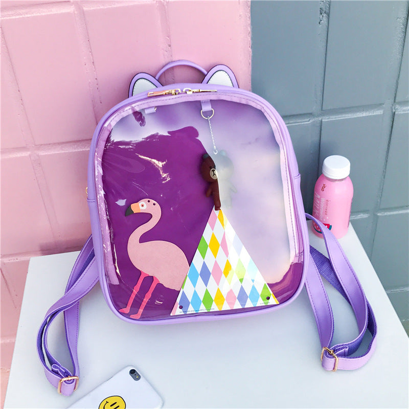 Korean Girls Schoolbag - Transparent Schoolbag | Koalakits36