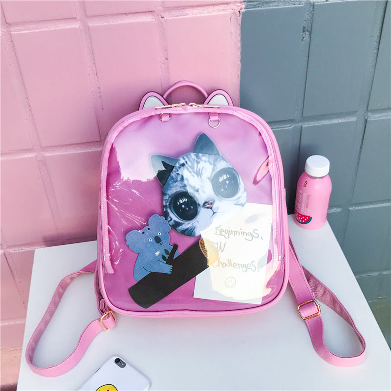 Korean Girls Schoolbag - Transparent Schoolbag | Koalakits36