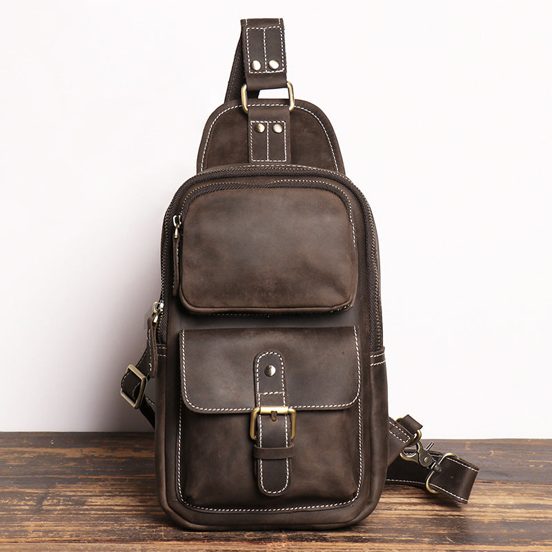 Leather Messenger Bag - Outdoor Sports Bag | Koalakits36