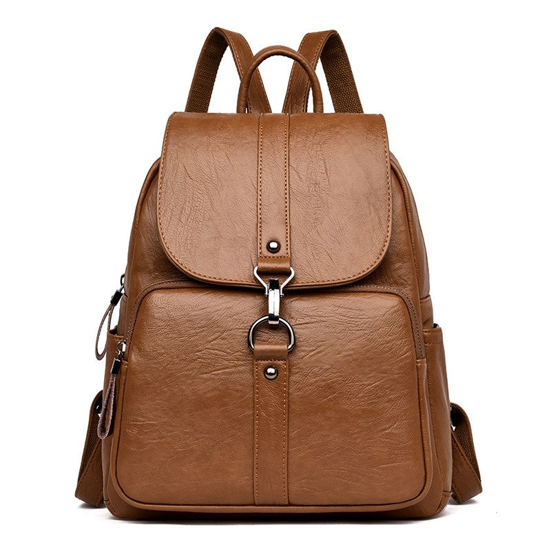 Women's Leather Backpack 