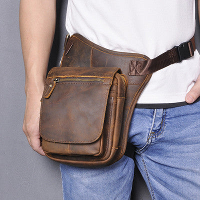 Cowhide Messenger Bag - Casual Retro Bag | Koalakits36