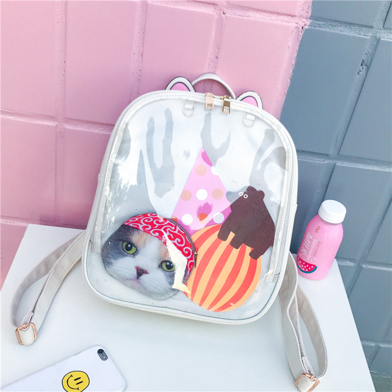 Korean Girls Schoolbag - Transparent Schoolbag | Koalakits36