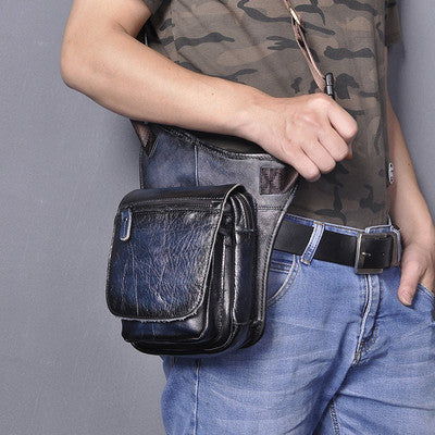 Cowhide Messenger Bag - Casual Retro Bag | Koalakits36