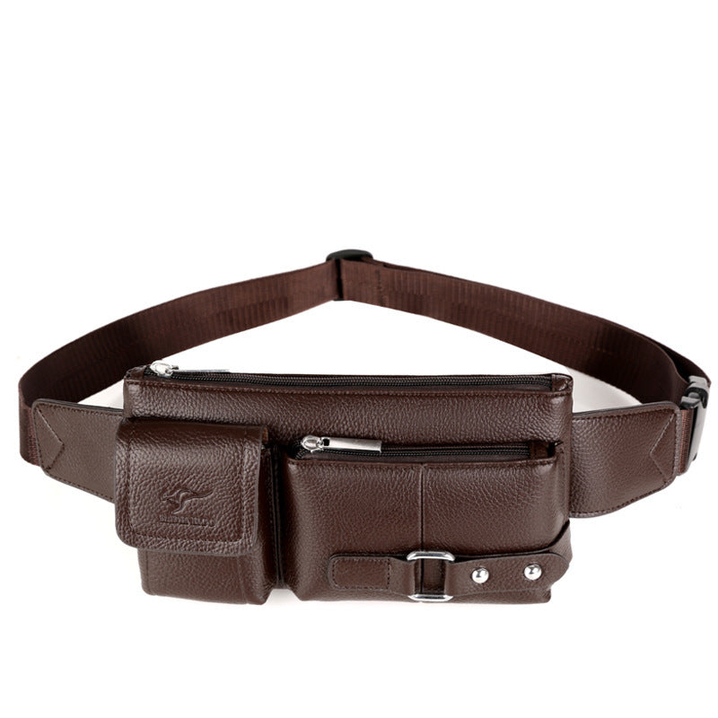 Men's Chest Bag - Leather Waist Bag | Koalakits36