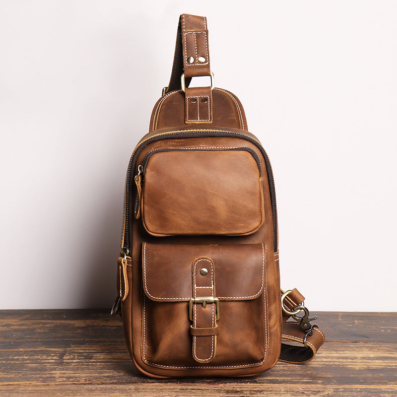 Leather Messenger Bag - Outdoor Sports Bag | Koalakits36