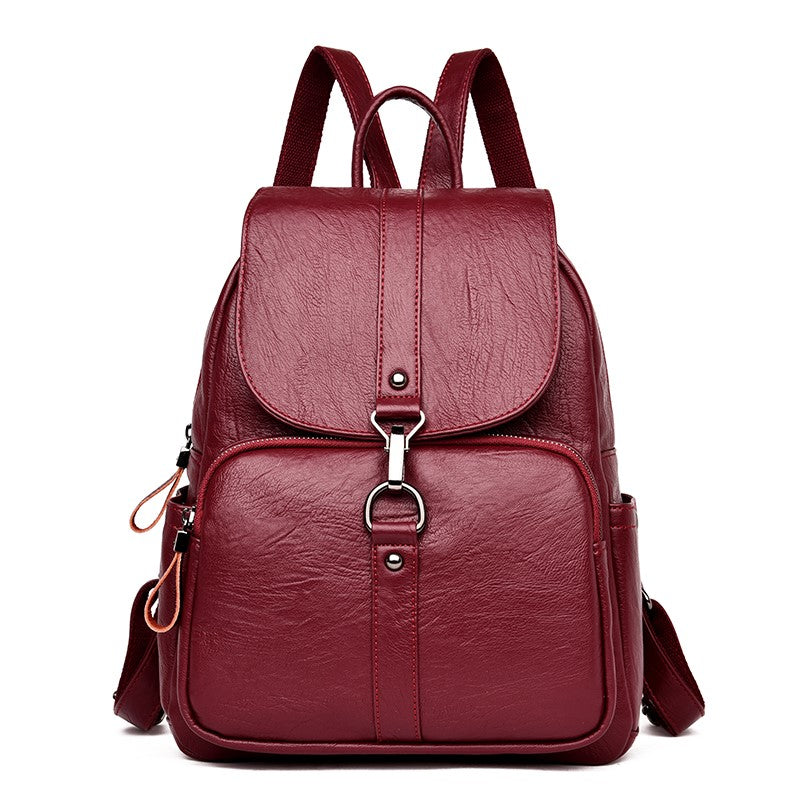 Women's Leather Backpack 