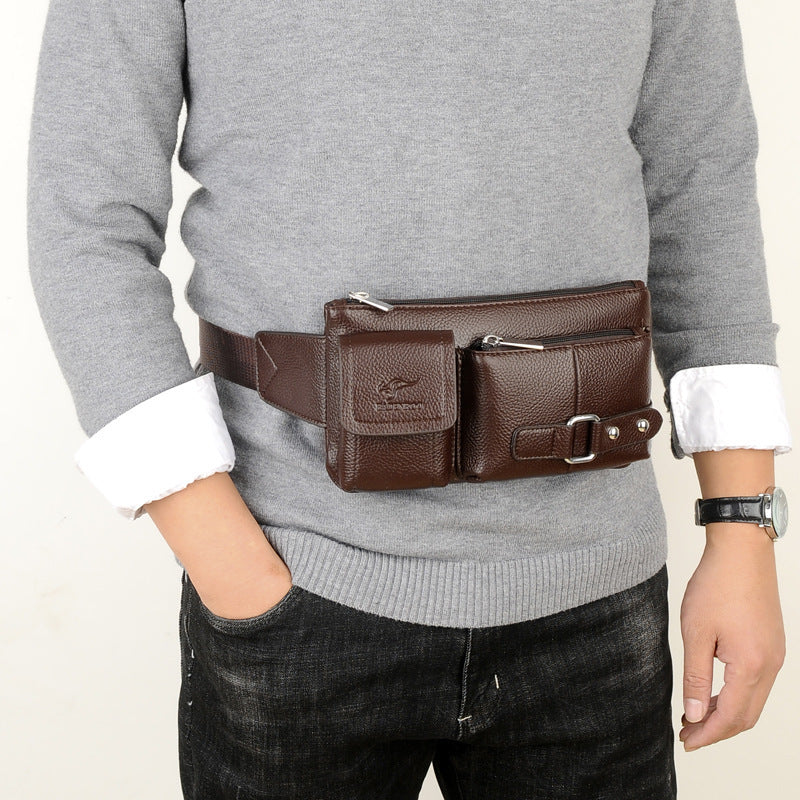 Men's Chest Bag - Leather Waist Bag | Koalakits36