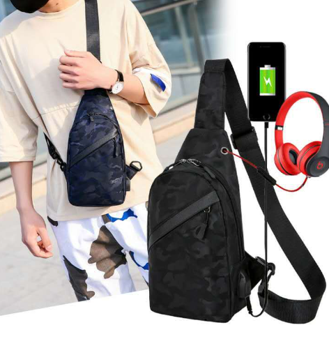 Camo Crossbody Bag - Camo Bag with Headphone | Koalakits36