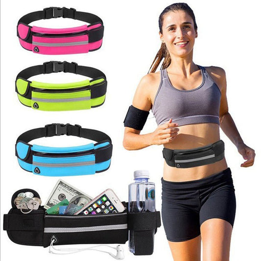 Fitness Waist Bag With Pocket Slim Running Jogging Belt Fanny Pack Bag For Hiking Cycling Workout Sports Gym - Koalakits36